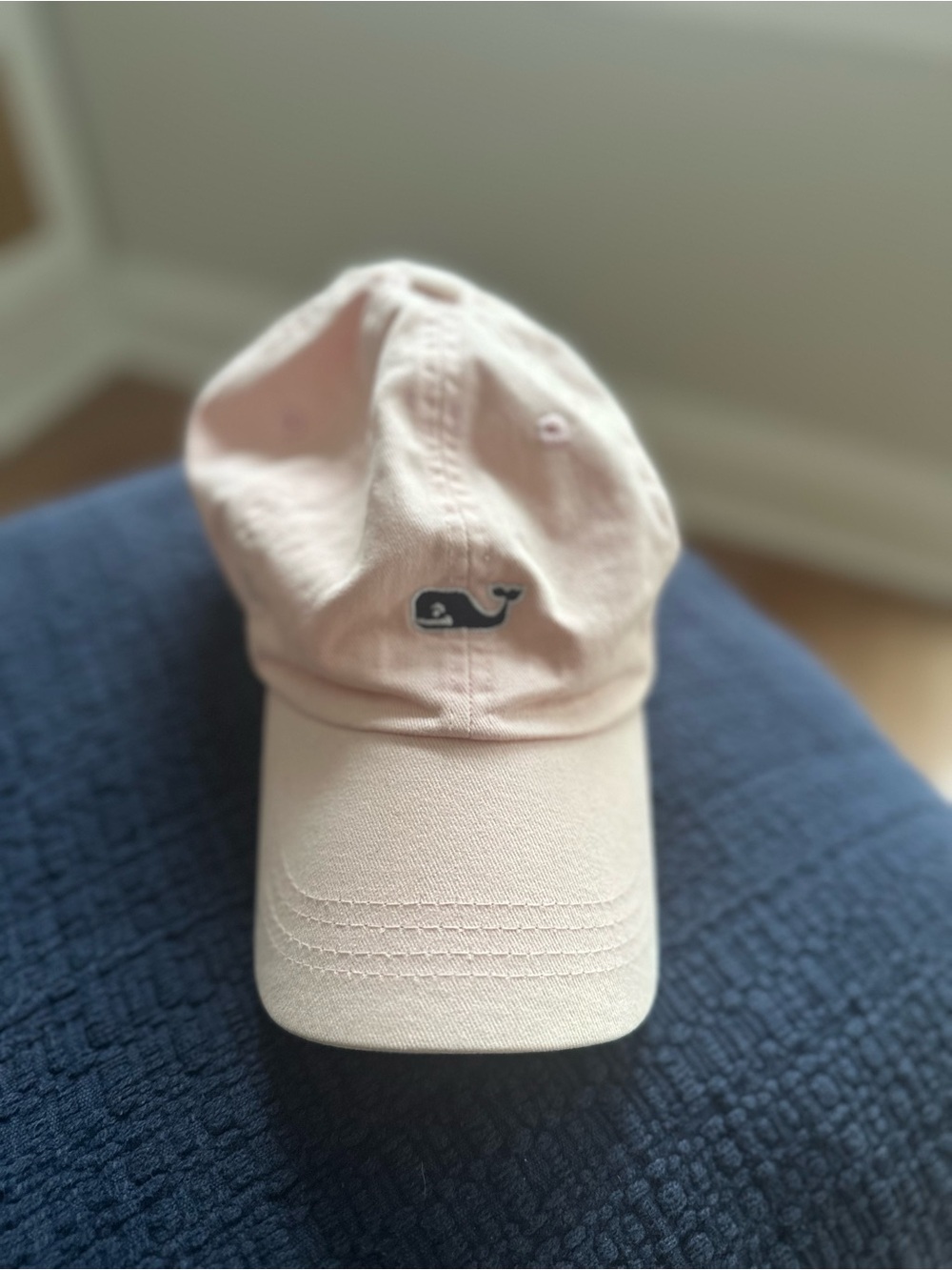 Vineyard Vines Light Pink Whale Logo Cap